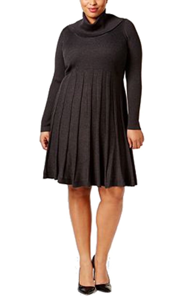 Calvin Klein Plus Size Pleated Sweater 