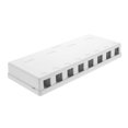 thumbnail image 4 of Caja de montaje superficial para conectores keystone Ethernet Networx de 8 puertos, 4 of 8