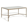 thumbnail image 5 of SAFAVIEH Couture Jessa Modern Metal Coffee Table, Brass/White, 5 of 11
