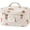 White-Bear, variant on Large Makeup Bag, Cute Cosmetic Bag for Women Girls, Floral Coquette Aesthetic Toiletry Bag, Travel Make Up Organizer Bag
