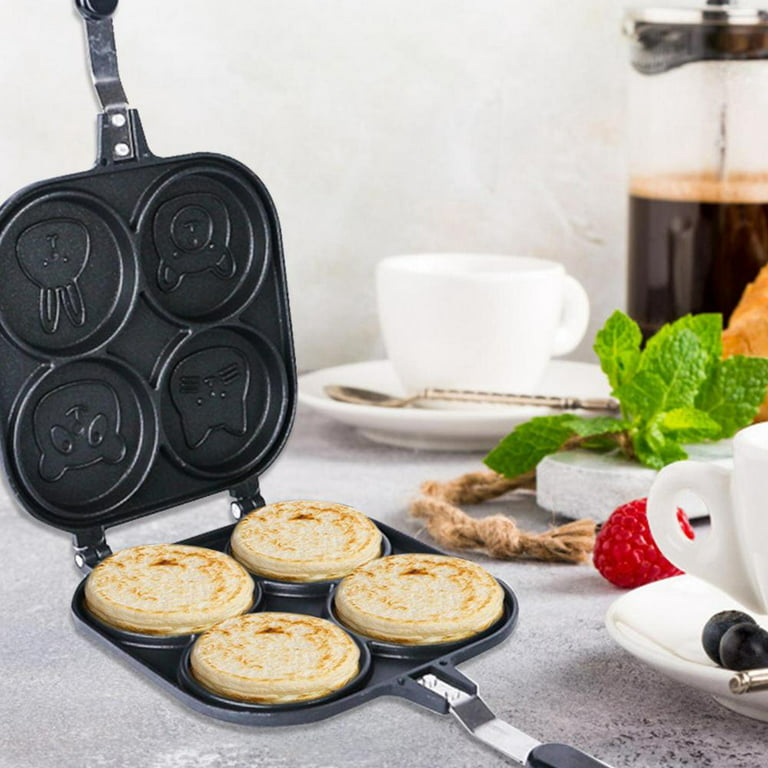 EJOYWAY Pancake Pan for Kids, Pancake Pan Nonstick, Mini Pancakes Maker,  Pancake Griddle Crepe Maker Animal Pancake Mold Nonstick Pancakes with 7