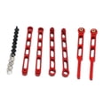 thumbnail image 3 of Varillas de tracción de eje para coche RC 1/12, piezas de repuesto directas, coche RC modificado de alta resistencia Rojo, 3 of 9