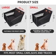 thumbnail image 6 of Medium Dog Car Seat,Back Seat Extender for Dogs,Waterproof Large Dog Seat Cover for Backseat, Pet Bed for Car Hammock(Black-s), 6 of 11
