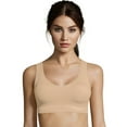thumbnail image 1 of Hanes Womens Invisible Embrace Comfort Flex Fit Wirefree Bra, 2XL, Nude, 1 of 3