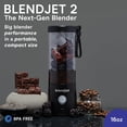 thumbnail image 2 of Portable Blender for Smoothies & Shakes | 16oz | Cordless Personal Small Blender | USB-C Rechargeable & Self Cleaning | Mini Travel Blender with Stainless Steel Blade | Brand New, 2 of 7