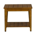 thumbnail image 4 of Home Square 2-Piece Furniture Lake House Square Lamp Table Set in Oak, 4 of 10