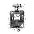 thumbnail image 3 of Greenwood, Amanda 12x14 Black Modern Framed Museum Art Print Titled - Black Inky Perfume in Black, 3 of 5