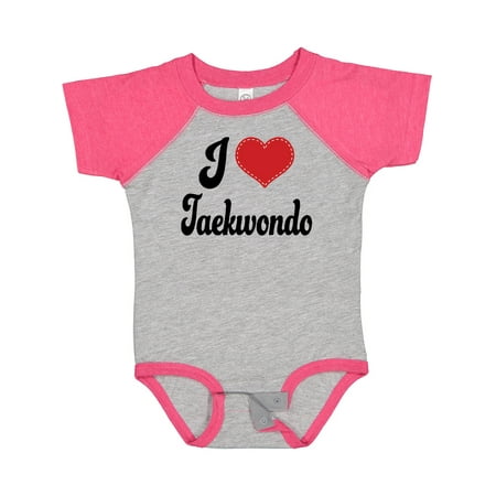 

Inktastic I Love Taekwondo Gift Gift Baby Girl Bodysuit