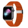 thumbnail image 1 of BRADCET Leather Link Magnetic Loop for Apple Watch Bands 44mm 40mm 41mm 45mm 49mm 42mm 38mm Women Men, Adjustable Wristbands Strap Replacement for iWatch Series Ultra 8 7 SE 6 5 4 3 2 1 Accessories, 1 of 9