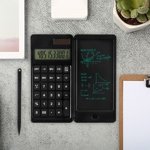 LSLJS Portable Calculator with Large LCD Display and Sensitive Button, Solar and Battery Power, Standard Function for Office, Home, School, Portable Calculator