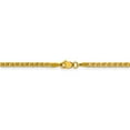 thumbnail image 3 of 14K Yellow Gold chain Anchor 7 in 2.4 mm 2.4mm Flat, 3 of 4