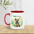 thumbnail image 2 of Yorkshire Terrier Hello Spring Time Flower Floral Nature 11oz Accent Two-tone Mug Yorkie Dog Lover Gifts Coffee Tea Cup - 02031, 2 of 5
