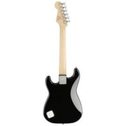 Fender Squier Mini Strat ، لوحة الأصابع لوريل ، أسود