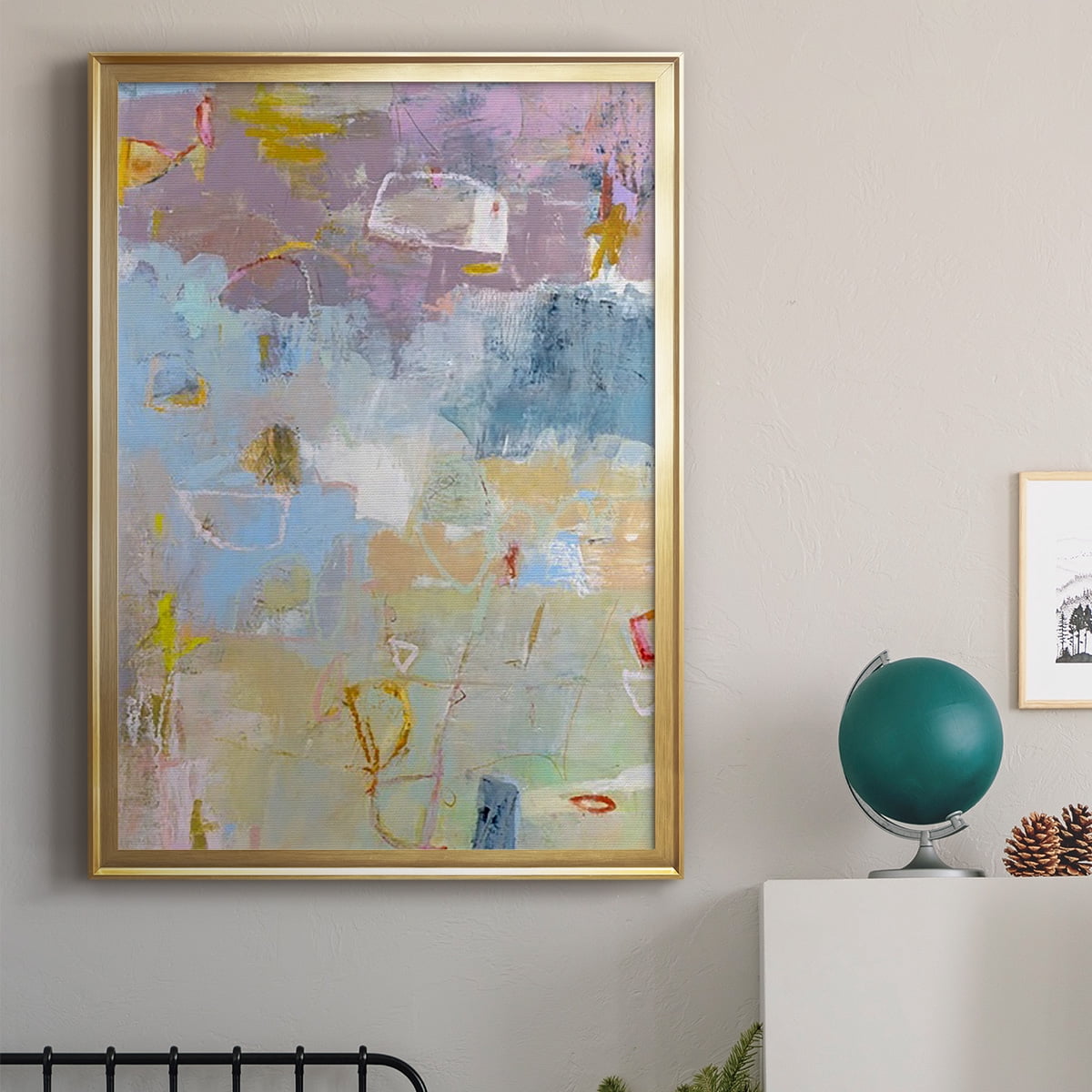 Whilst I Premium Framed Print, in Gold, Black, or Silver - Ready to Hang