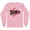 Pink, variant on Rub Some Dirt on it Baseball Long Sleeve Shirt Unisex Large White