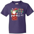 thumbnail image 3 of Inktastic Santa Claus Is On His Way Christmas Youth T-Shirt, 3 of 5