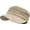 Beige-a, variant on Womens Suede Pleated Newsboy Cap Cabbie Paperboy Painter Visor Beret Hat Casual
