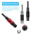 thumbnail image 2 of Universal Extension Rod, 1/4inch Shank 0-20掳 Angle Adjustable Screwdriver Bit Universal Extension Rod Chrome Vanadium Steel Drive Guide Bits Hand Tools, 2 of 8