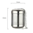 thumbnail image 2 of Stainless Steel Tea Infuser Strainer Fine Mesh for Loose Leaf Tea Reusable Tea Filter Bags Diffusers Easy to Use Tea Ball Holder with Lid Tea Steeper for Herbal Tea Coffee Spices, 2 of 7