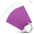 thumbnail image 4 of Cubrebocas para Niños Gaon 100pz Morado Tricapa, 4 of 8