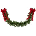 thumbnail image 3 of Northlight Real Touch™️ Noble Fir Commercial Christmas Garland with Berries - Unlit - 25' x 12", 3 of 8
