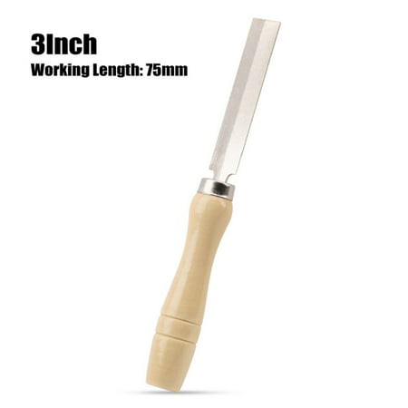 

3Inch Diamond File Wooden Handle Wood Carving Files Woodworking Grinding Tool
