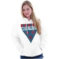 thumbnail image 3 of Vote Pizza Foodie USA Election Gym Unisex Plus Fleece Graphic Hoodie Brisco Brands 2X, 3 of 5