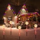 thumbnail image 5 of Decoración navideña, luces solares LED navideñas, trineo de Papá Noel, muñeco de nieve, caja de regalo, modelado, modo de color cálido, luces solares de tierra, decoración para patio y jardín al aire, 5 of 8