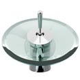 thumbnail image 2 of Novatto GF-002CH-C Refresh Single Lever Waterfall Lav Faucet, Chrome/ Clear Glass, 2 of 5