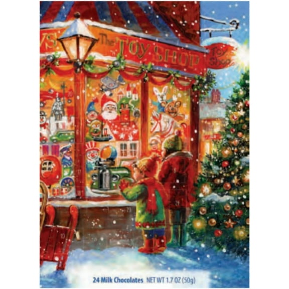 Chocolate Advent Calendar Nostalgic Scene, Designs May Vary
