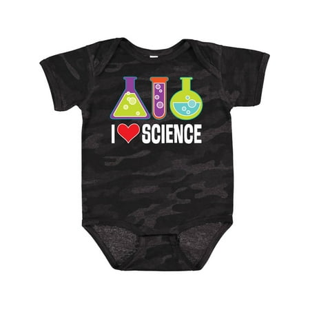 

Inktastic I Love Science Chemistry Teacher Gift Baby Boy or Baby Girl Bodysuit