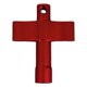 thumbnail image 1 of Herramienta de afinación de percusión con llave de tambor Ajuste de tensión universal en forma de T, hardware rojo, 1 of 9