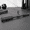 18" Black Rotating Straight Bar W/ Flat Rubber Handle, variant on 18" Black Rotating Straight Bar W/ Convex Rubber Handle Cable Machine Attachment