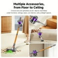 thumbnail image 3 of 58KPA Cordless Stick Vacuum Cleaner, 6-in-1, Self-Standing, LED Brush, Strong Suction for Pet Hair, Hardwood & Carpet, 3 of 16