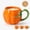 Color B, variant on Pumpkin Ceramic Cup, Ceramic Fall Mug with Handle, Cute Orange Tea Mug for Hot & Cold Drinks, 3D Pumpkin Cup for Autumn Halloween Thanksgiving Decor, Gift Ideas for Coffee Lovers (Color A)