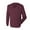 Burgundy, variant on Henbury Mens 12 Gauge Fine Knit V-Neck Jumper/Sweatshirt