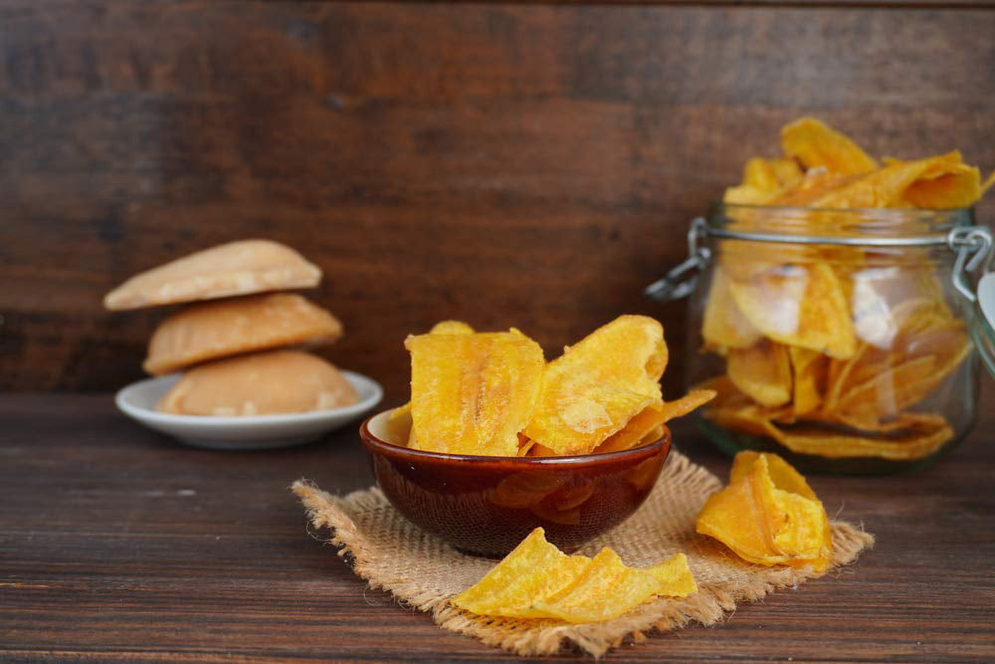 Lam's Plantain strips | Vegetable snacks | 2.1oz | 60g | Healthy snacks | Gluten Free | Banana Chips (Sweet/Maduro) | All Natural (pack 24)