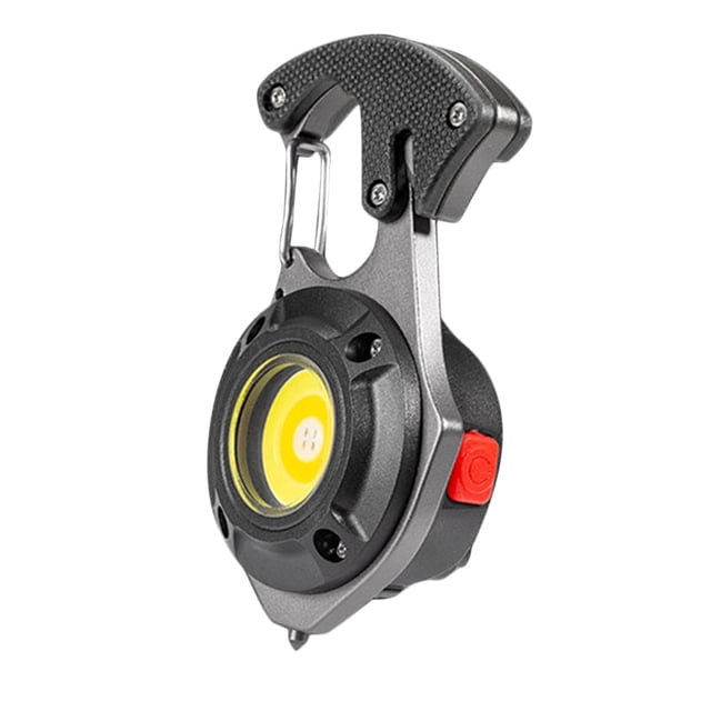 Llavero con Linterna Magnética COB Recargable Perfecl para Exteriores Negro