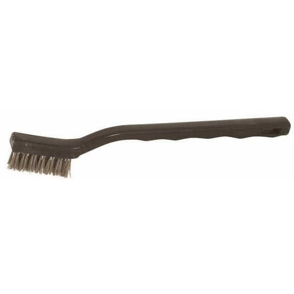 DQB 11353 Detail Brush, 1/2 in L Trim, Stainless Steel Bristle, 7-3/4 in OAL