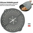 thumbnail image 3 of Silicone Splatter Screen For Frying Pan Foldable Guard Grease Guard, 3 of 10