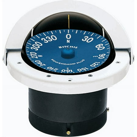 UPC: 0010342150127 | RITCHIE COMPASSES SS-2000W Compass Flush Mount 4.5 Dial White