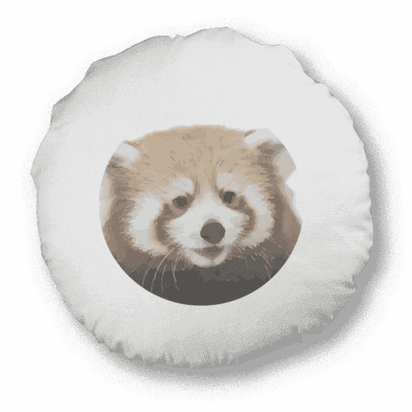 Brown Jungle Civet Cats Lovely Little Round Throw Pillow Home Decoration Cushion