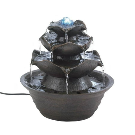 Water Fountain Pump Lotus Tabletop Led Light Garden Outdoor Water Fountain Pump Lotus Tabletop Led Light Garden Outdoor Fountains