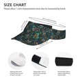 thumbnail image 2 of Kdxio Owl Doodle Print Sun Visor Hat Golf Visor Adjustable Velcro Outdoor Sports Cap for Men Women, 2 of 6