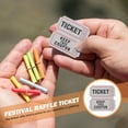 thumbnail image 4 of SHISUYAN 100pcs Raffle Tickets Party Game Raffle Tickets Festival Universal Tickets for Events Carnivals, 4 of 9