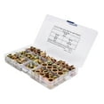 thumbnail image 1 of Kit d'Assortiment d'Écrous à Rivet en Acier au Carbone 150Pcs Robuste et Polyvalent pour les Industries Chimiques pour les Meubles pour les Usines pour l'Automobile, 1 of 8