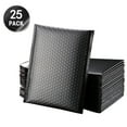 thumbnail image 1 of 25PC Bubble Mailers Padded Envelopes Lined Poly Mailer Self Seal Black for Mailing, 1 of 8
