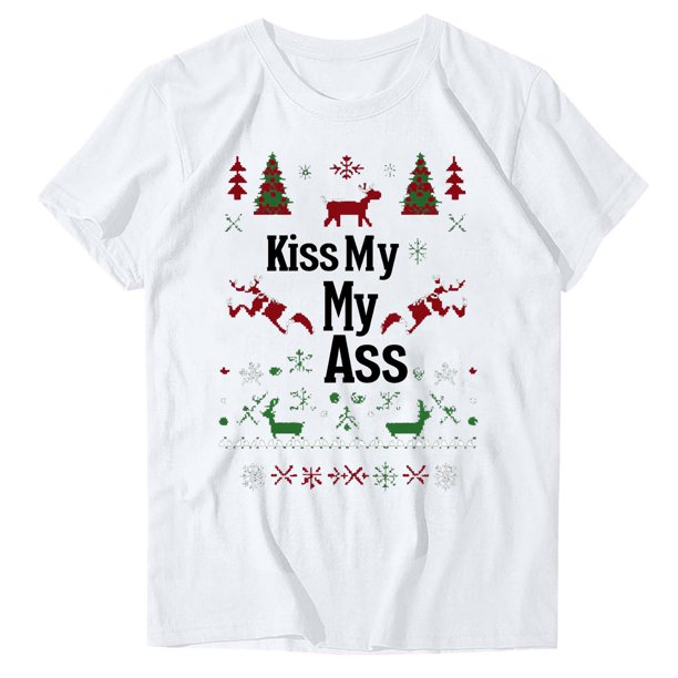 Blusas de Manga Corta para las Mujeres Divertida Impresión Cuello Redondo Camiseta Vintage, Blusas de Primavera para las Mujeres