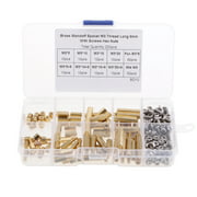 200pcs ale-Female Spacers Screw Nut Standoff With