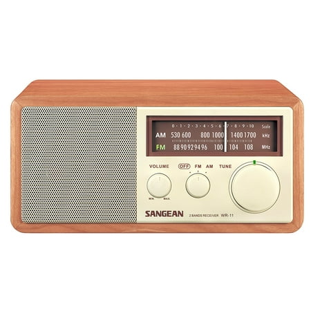 Sangean  Wood Table Top Radio